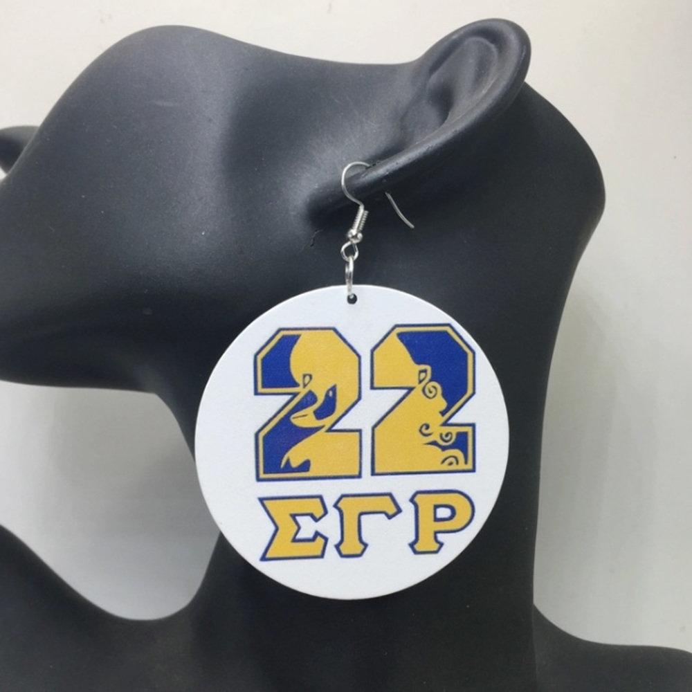 Sigma gamma rho earrings
